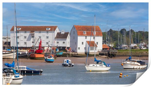 Tranquil Tide Mill by Riverside Print by Kevin Snelling
