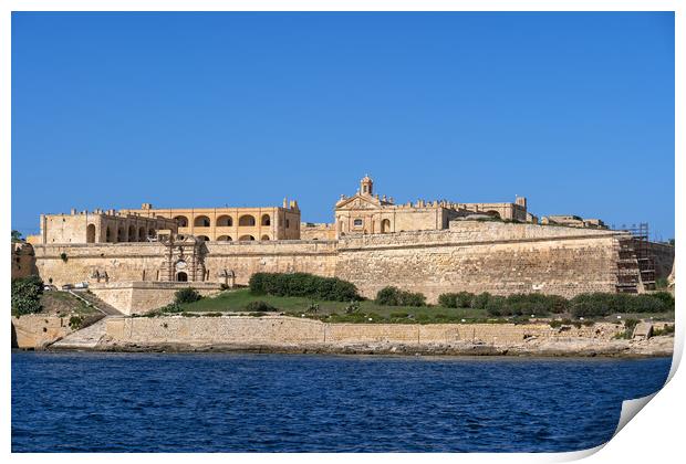 Fort Manoel on Manoel Island in Gzira, Malta Print by Artur Bogacki