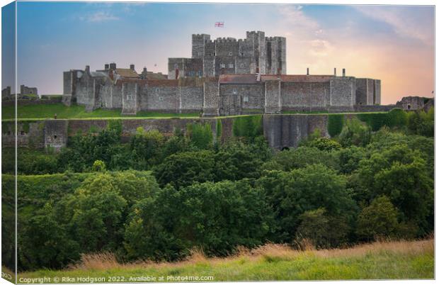 Dover Castle, Landscape, Kent, England Canvas Print by Rika Hodgson