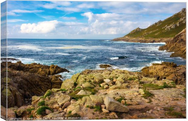 View of the Coast of Death, Galicia - 6 Canvas Print by Jordi Carrio