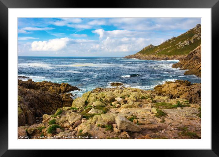 View of the Coast of Death, Galicia - 6 Framed Mounted Print by Jordi Carrio