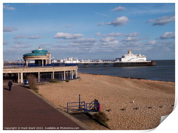 Eastbourne Pier and Bandstand. Print by Mark Ward