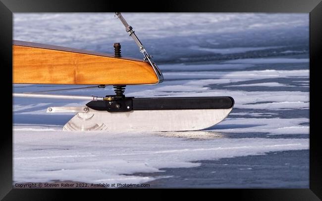 Iceboat Runner Framed Print by Steven Ralser