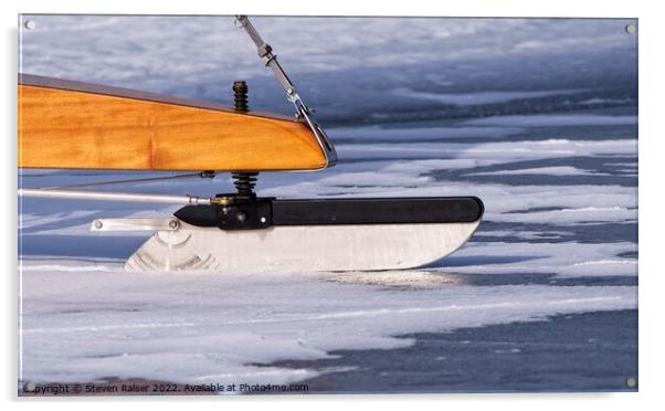 Iceboat Runner Acrylic by Steven Ralser