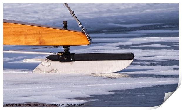 Iceboat Runner Print by Steven Ralser