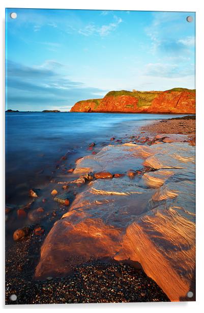 Red Rock Acrylic by Keith Thorburn EFIAP/b