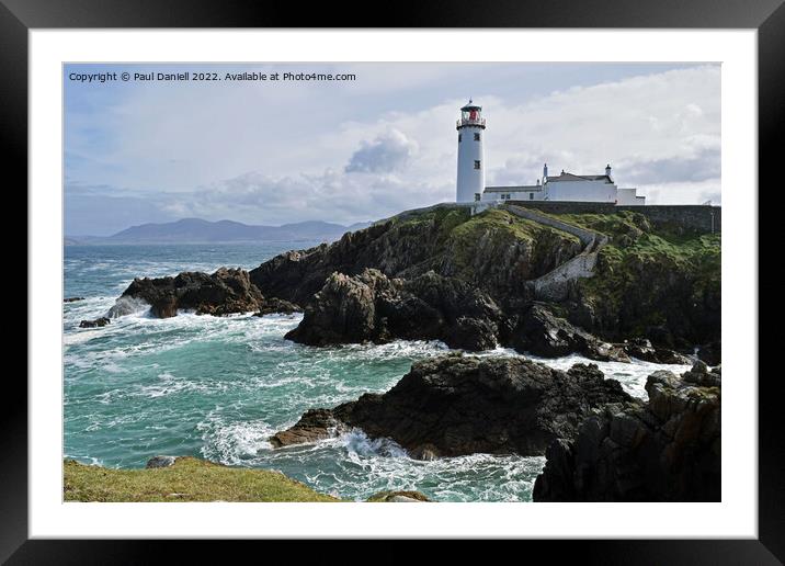 Fanad lighthouse county Donegal Framed Mounted Print by Paul Daniell