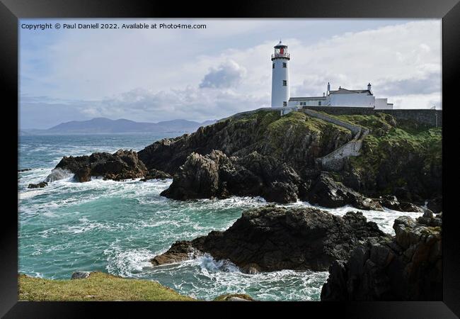 Fanad lighthouse county Donegal Framed Print by Paul Daniell