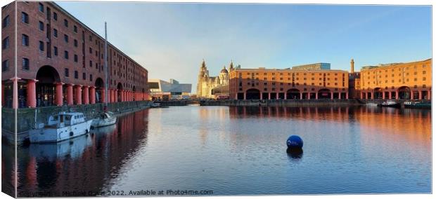 Royal Albert Dock, Liverpool Canvas Print by Michele Davis