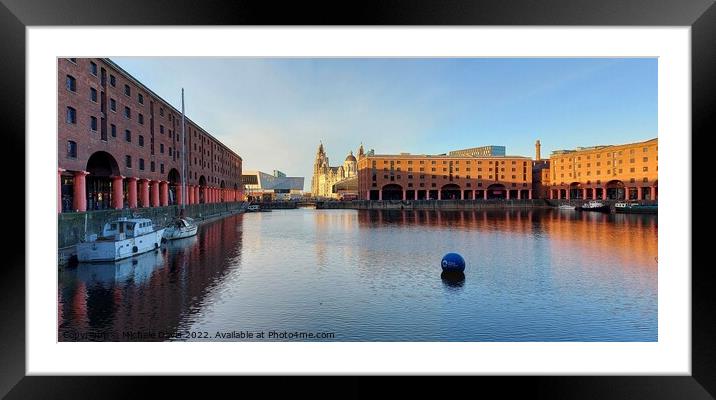 Royal Albert Dock, Liverpool Framed Mounted Print by Michele Davis