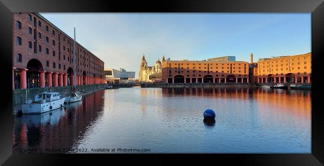 Royal Albert Dock, Liverpool Framed Print by Michele Davis