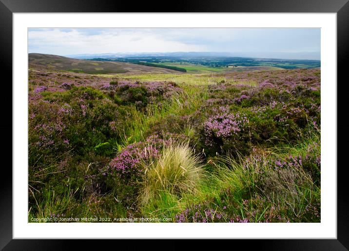 Grouse Moor, Perthshire, Scotland, UK, 2014 Framed Mounted Print by Jonathan Mitchell