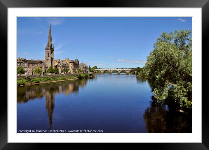 Perth, Scotland, UK, 2014 Framed Mounted Print by Jonathan Mitchell