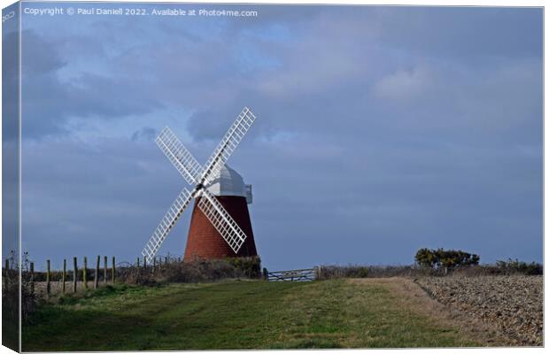 Halnaker windmill Canvas Print by Paul Daniell