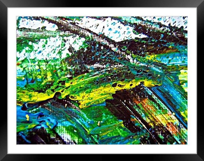 Abstract 68 Framed Mounted Print by Stephanie Moore