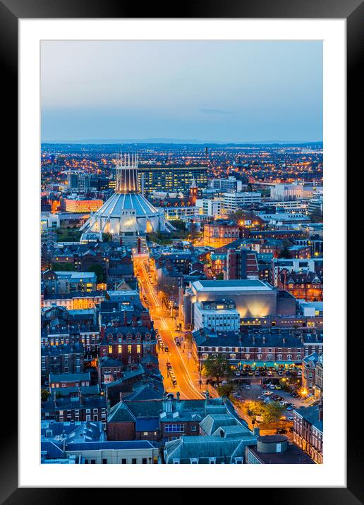 Liverpool Metropolitan Cathedral Framed Mounted Print by Jason Wells