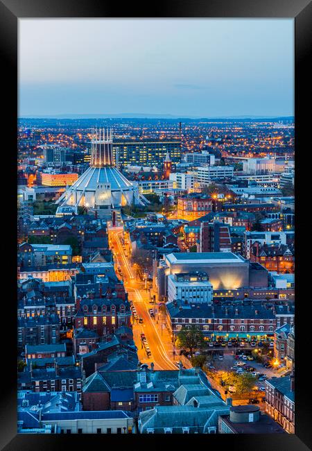 Liverpool Metropolitan Cathedral Framed Print by Jason Wells