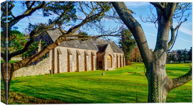The Spanish Barn Torre Abbey Torquay Canvas Print by Peter F Hunt
