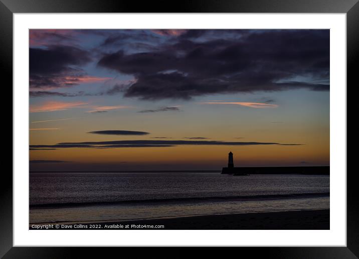 Before Dawn at Berwick Upon Tweed Framed Mounted Print by Dave Collins