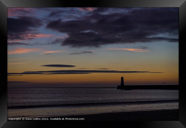 Before Dawn at Berwick Upon Tweed Framed Print by Dave Collins