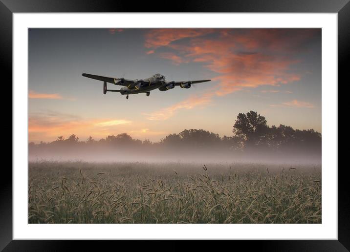 Lancaster Misty Morning  Framed Mounted Print by J Biggadike