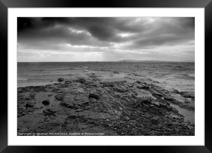 Berneray, Outer Hebrides, Scotland, 2010 Framed Mounted Print by Jonathan Mitchell