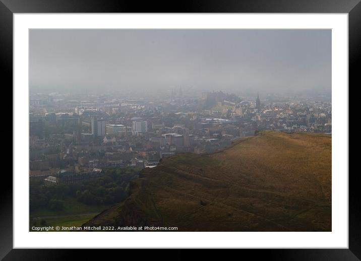 Edinburgh, Scotland, 2010 Framed Mounted Print by Jonathan Mitchell