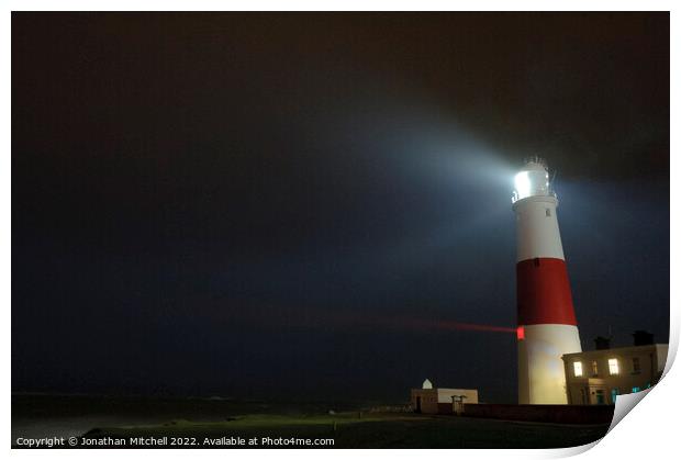 Portland Bill Lighthouse, Dorset, England, 2014 Print by Jonathan Mitchell