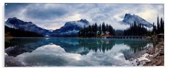 The Emerald Lake Acrylic by Matthew Train