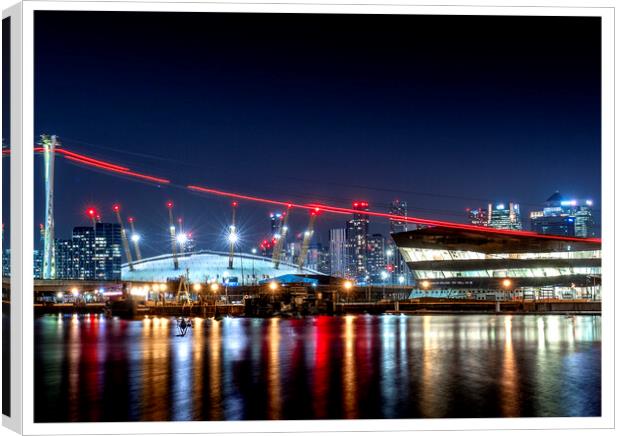 The O2 Arena  Canvas Print by johnny weaver