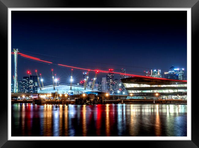 The O2 Arena  Framed Print by johnny weaver