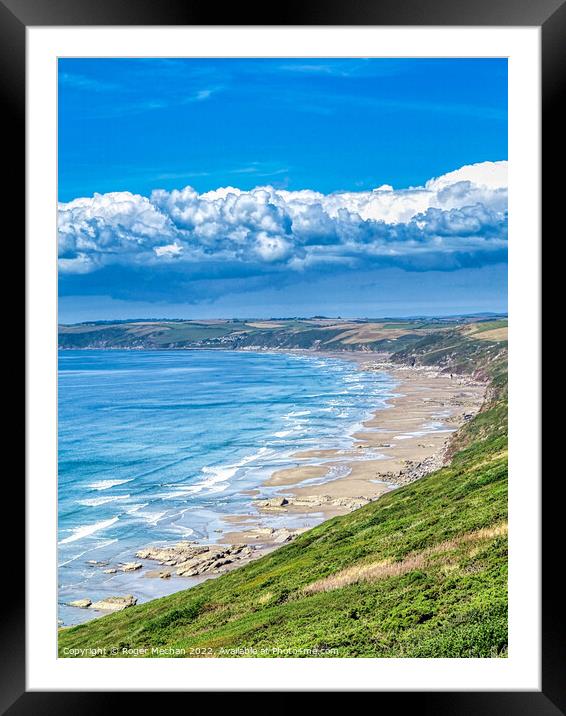 Cornwall's Coastal Beauty Framed Mounted Print by Roger Mechan