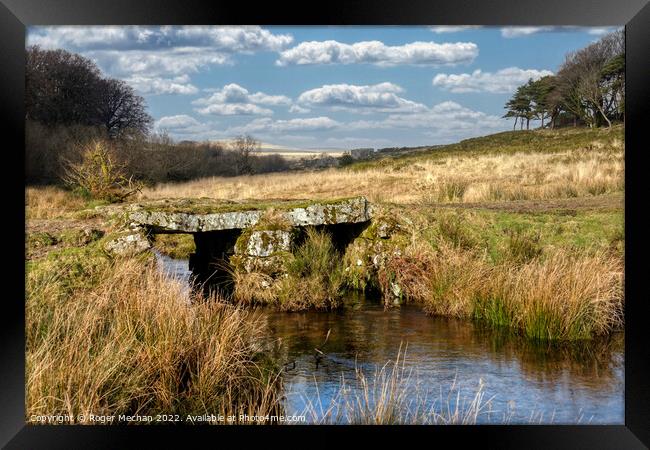 Rustic Bridge over a Former Gunpowder Factory Framed Print by Roger Mechan