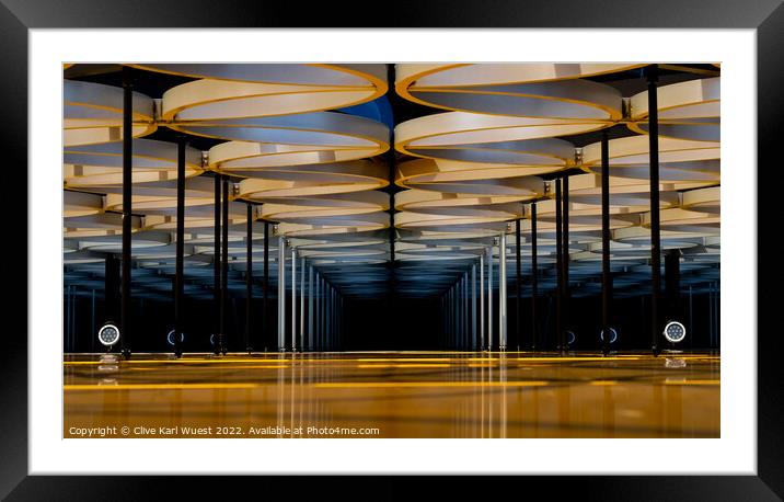 Infinity Room Framed Mounted Print by Clive Karl Wuest