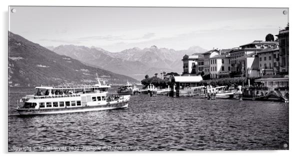 Ferry to Bellagio, Italy Acrylic by Stuart Wyatt