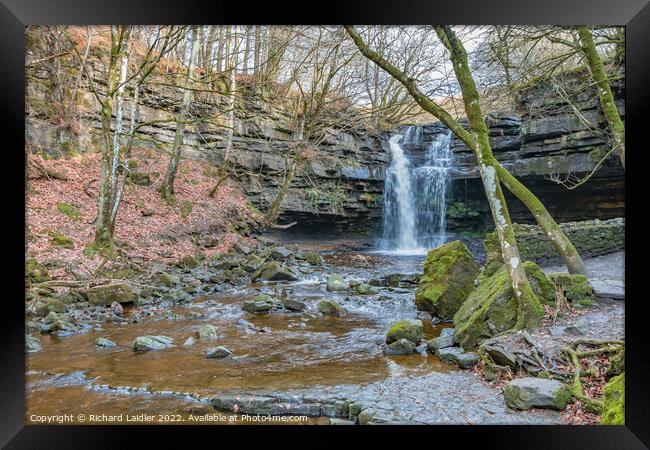 Summerhill Force Waterfall, Teesdale Framed Print by Richard Laidler