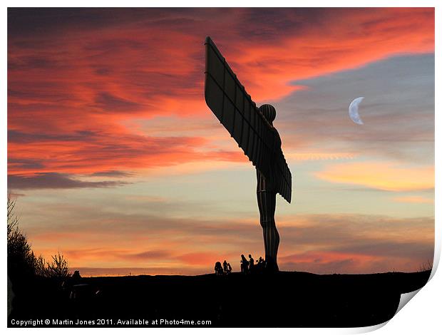 Angelic Evening Print by K7 Photography
