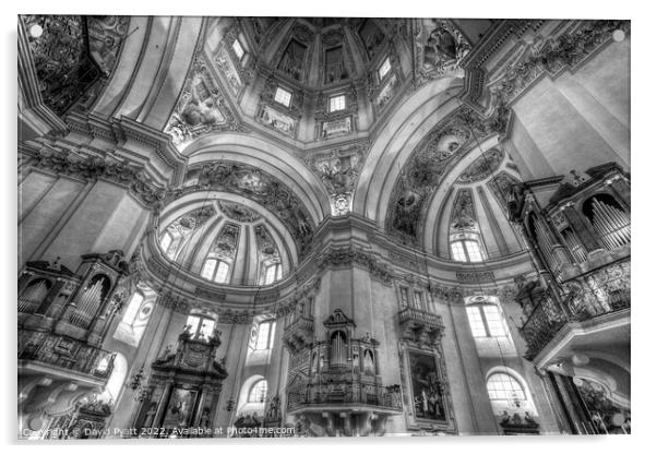 Salzburg Cathedral  Acrylic by David Pyatt