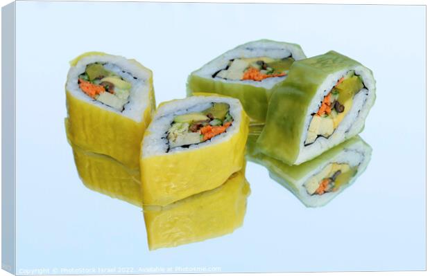 Inside out Sushi Canvas Print by PhotoStock Israel