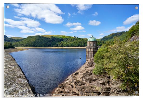Garreg Ddu reservoir, Elan Valley, Powys, mid Wales Acrylic by Gordon Maclaren
