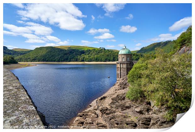 Garreg Ddu reservoir, Elan Valley, Powys, mid Wales Print by Gordon Maclaren