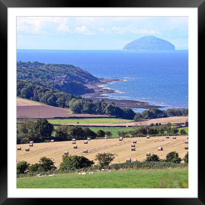 South Ayrshire coastal scene at Culzean (square fo Framed Mounted Print by Allan Durward Photography