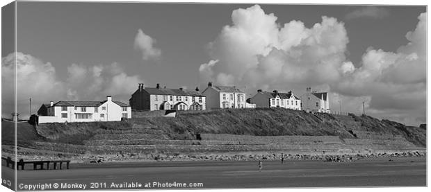 Seascale Cumbria  Canvas Print by Anthony Michael 