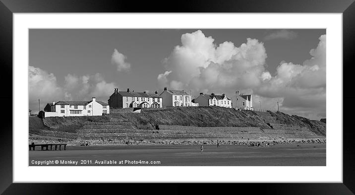 Seascale Cumbria  Framed Mounted Print by Anthony Michael 