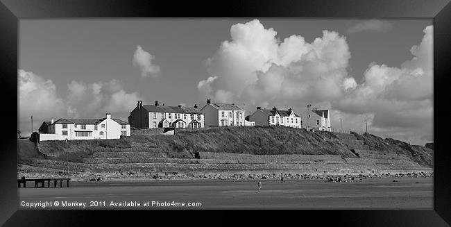 Seascale Cumbria  Framed Print by Anthony Michael 