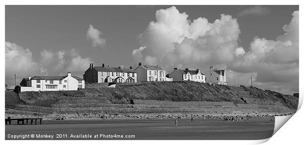 Seascale Cumbria  Print by Anthony Michael 