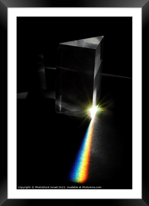 Light spectrum Framed Mounted Print by PhotoStock Israel