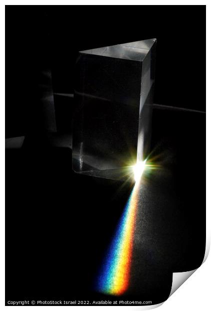 Light spectrum Print by PhotoStock Israel