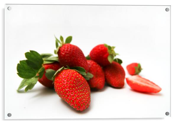 Strawberry  Acrylic by PhotoStock Israel