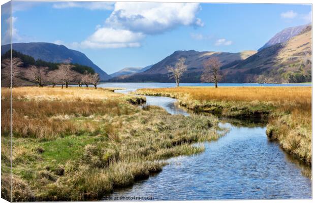 Buttermere, Lake District Canvas Print by Keith Douglas